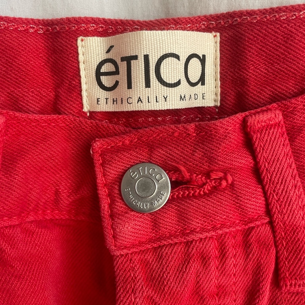 Ética Vibrant Red Jeans